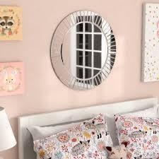lot 1568 image: Lidya Frameless Beveled Wall Mirror