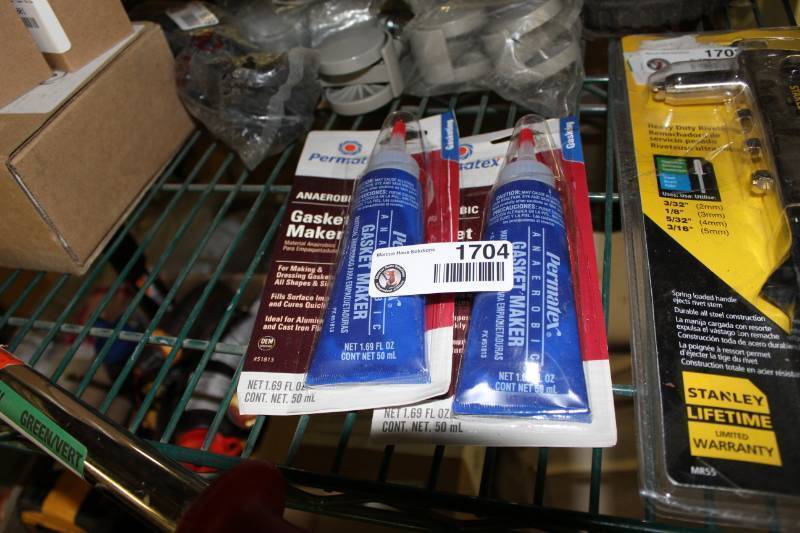 lot 1704 image: 2- Tubes of Peramatex  Gasket Maker