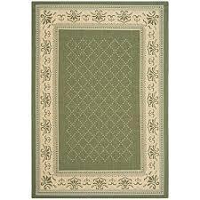 lot 1743 image: Safavieh Beasley OliveNatural Outdoor Area Rug CY0901-1E06-2