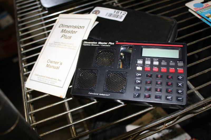 lot 1812 image: Lazer Room Measure