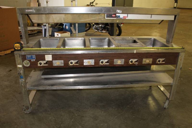 lot 1825 image: Precision Metal Products Steam Table LLH-5