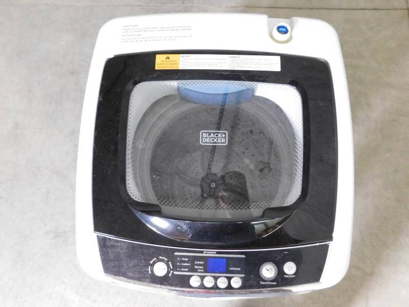 Black + Decker BPWM09W Portable Washer, Undelivered Freight Auction ~  Business And House Hold Supplies And More