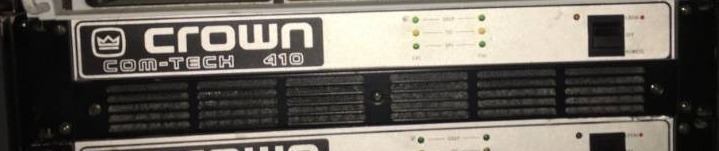 lot 1354 image: Crown com-tech 410 amplifier