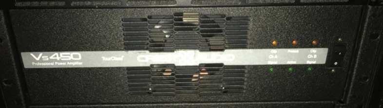 lot 1356 image: Crest audio Vs450 professional power amplifier