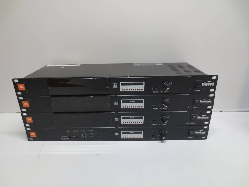 lot 1030 image: Lot of 4 JBL DBX soundzone MVT2000