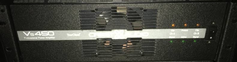 lot 1357 image: Crest audio Vs450 professional power amplifier