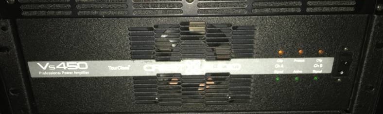 lot 1358 image: Crest audio Vs450 professional power amplifier