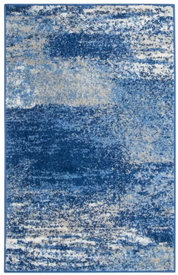 lot 81 image: Costa Mesa SilverBlue Area Rug  26 x 4