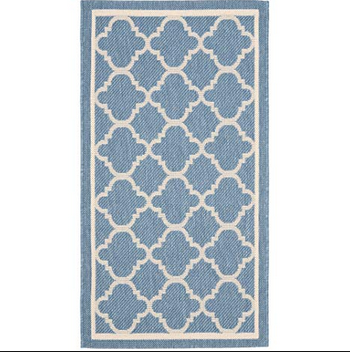 lot 80 image: Courtyard Blue Runner 22 x 12