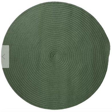 lot 72 image: Mcintyre Mertyl Green IndoorOutdoor Area Rug  Round 8ft