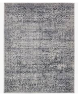 lot 69 image: Abbeville electric Dark Grey Area Rug 4ft x 6ft