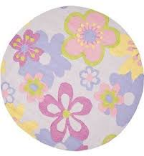 lot 64 image: Levar Hand Tufted PinkPurple Rug 4ft Round