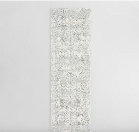 lot 55 image: Ivory Oliver Area Rug Runner 28 x 8