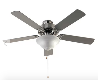 lot 34 image: Hamlett 5-Blade Ceiling Fan, Light Kit Included