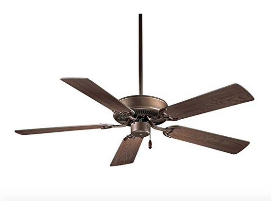 lot 33 image: 42 Contractor Ceiling Fan Oil Rubbed Bronze