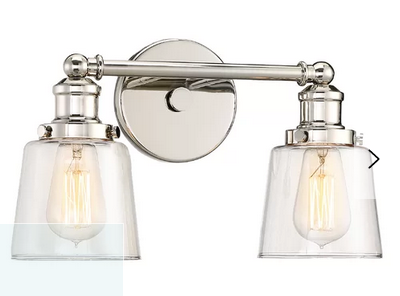 lot 21 image: Woodburn 2-Light Vanity Light