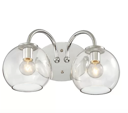 lot 16 image: Carnkirn 2-Light Vanity Light
