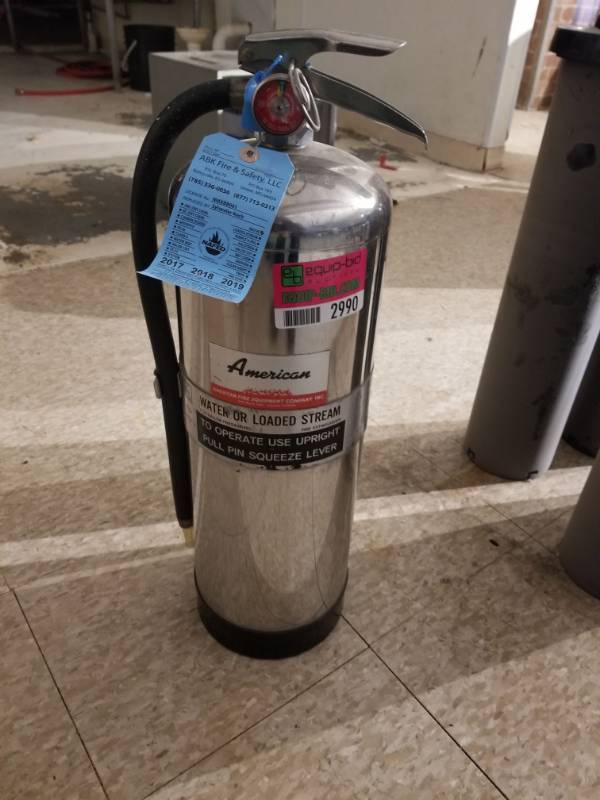 lot 2990 image: Class K Fire Extinguisher