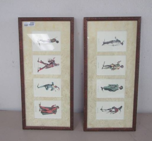 lot 2082 image: Two Frames of Pictures by Brookside Art Gallery