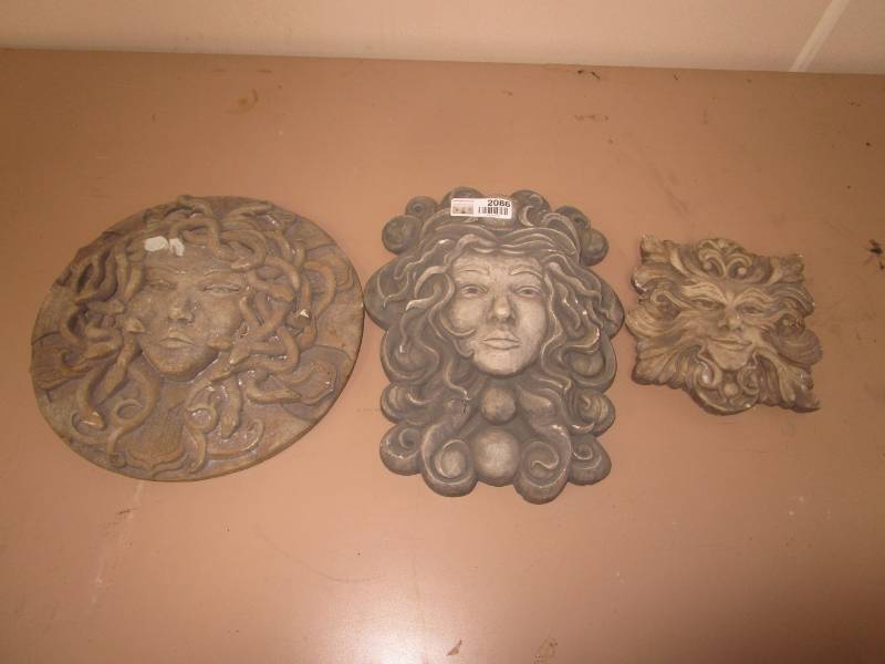 lot 2086 image: Medusa  Zeus Stepping  Garden Stones