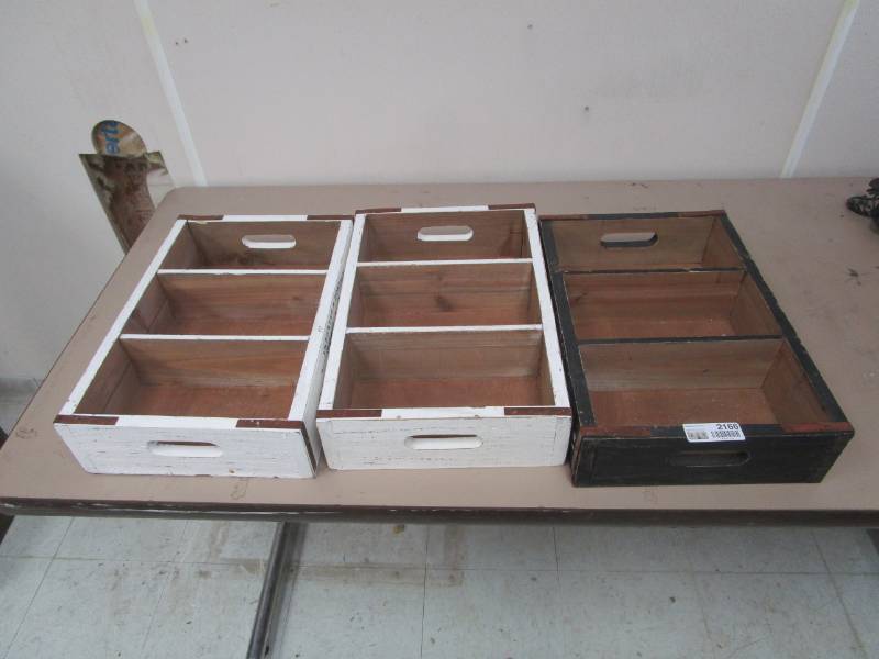lot 2166 image: Three Divided Boxes