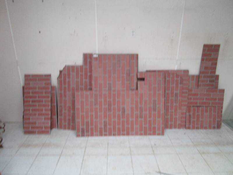 lot 2181 image: Lot of Faux Brick Siding  Paneling