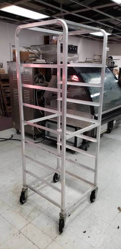 lot 2070 image: Rolling Sheet Pan Rack