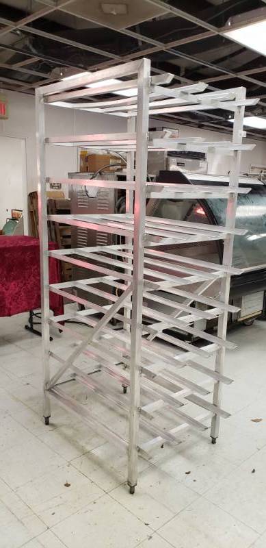 lot 2072 image: Rolling Sheet Pan Rack