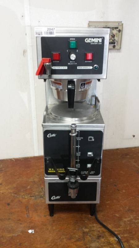lot 2047 image: Curtis Coffee Brewing Equipment Model GEM-120A