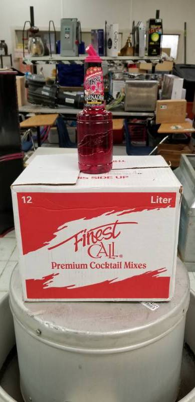 lot 4224 image: Case of Finest Call Grenadine Syrup
