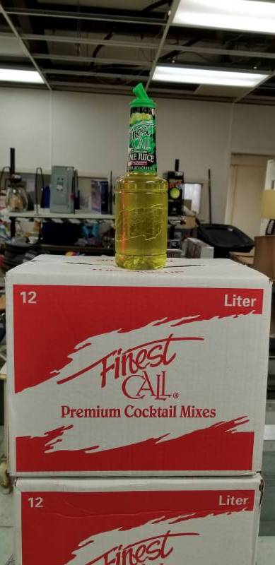 lot 4225 image: Case of Finest Call Lime Juice