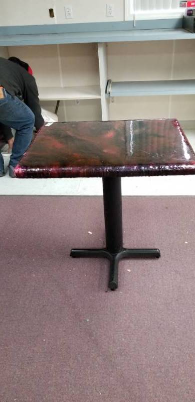 lot 4275 image: Iron Base Table