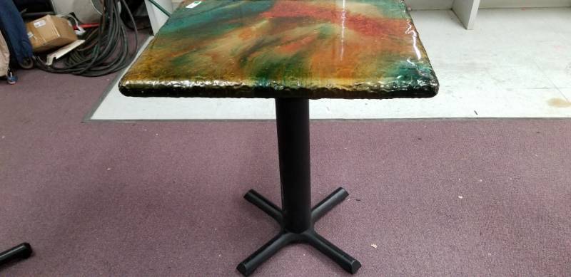 lot 4279 image: Iron Base Table