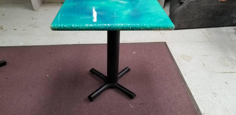 lot 4281 image: Iron Base Table