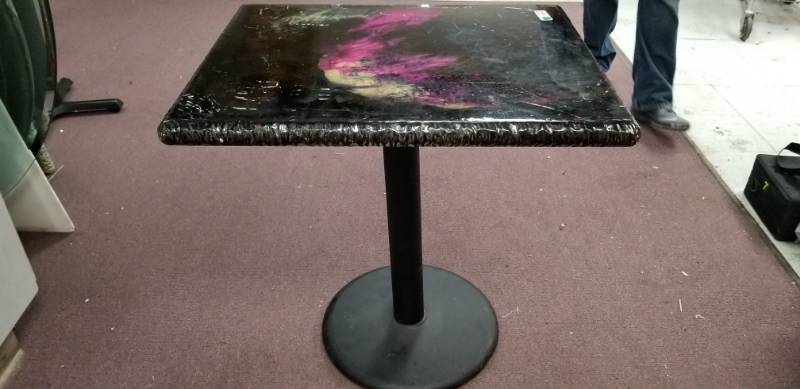 lot 4295 image: Iron Base Table