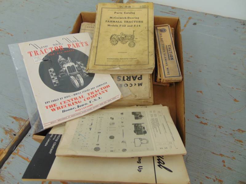 lot 1465 image: International and McKormick Farm literature