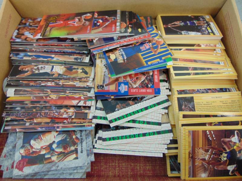 lot 1487 image: Basketball Card Lot NBA Hoops and More