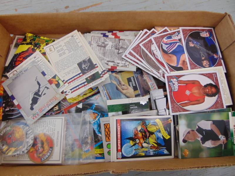 lot 1488 image: Baseball - Golf - Superhero card Lot and Much More