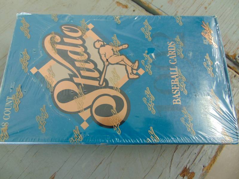 lot 1493 image: Unopened Studio Cards Baseball 1992