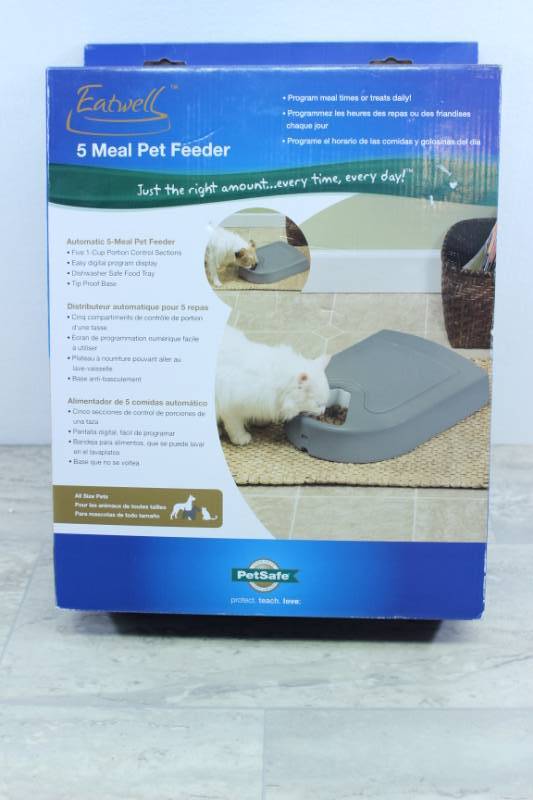 Eatwell 5 Meal Pet Feeder March Sales Vintage Items Home Decor