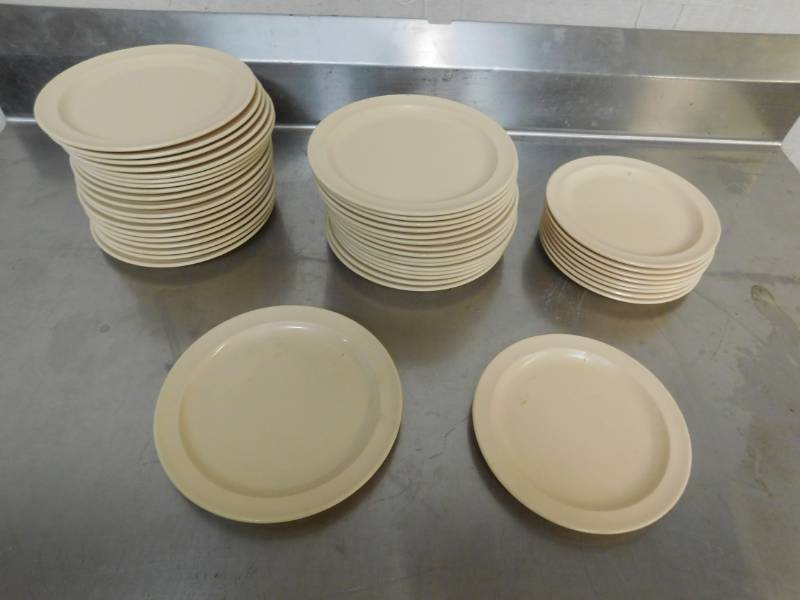 lot 1553 image: 44 Nustone Melamine Plates