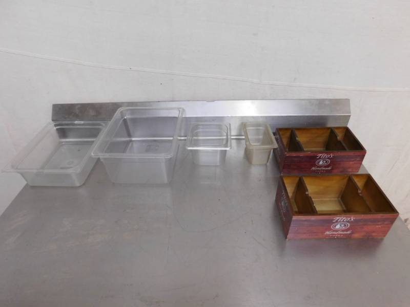 lot 1779 image: 12 x 4 Inch, 12 Size x 6 Inch, 16 size x 4 Inch and 19 x 4 Inch Plastic Pans