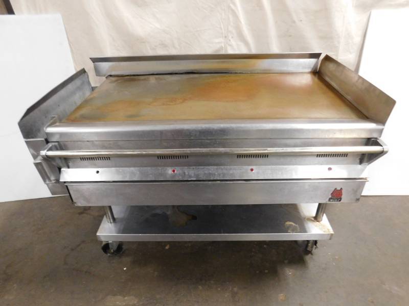 lot 26 image: 4 Foot Wolf Flat Top Grill