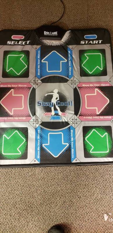 Wii Stay Cool Dance Mat Prairie Village Office Downsizing