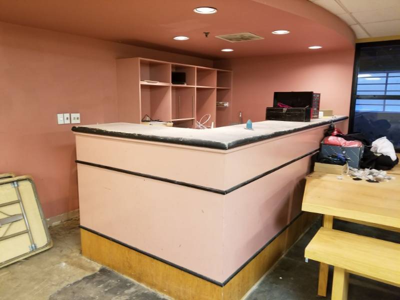 lot 1030 image: Wet Bar, Sink, and Cabinets