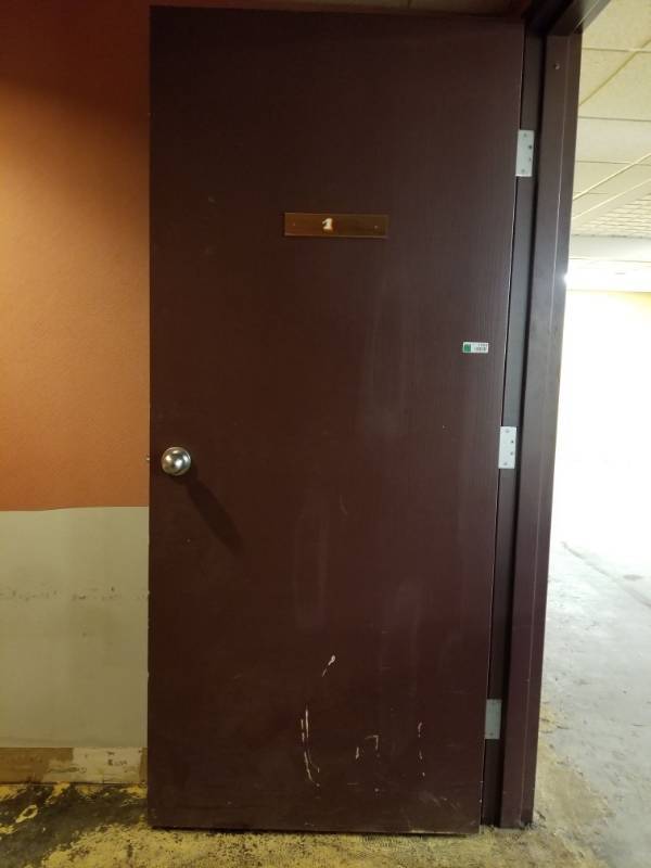 lot 1057 image: Commercial Wood Door