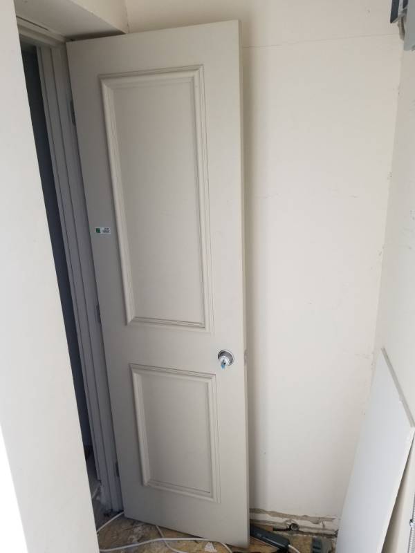 lot 2001 image: Cute Wood Door With Key