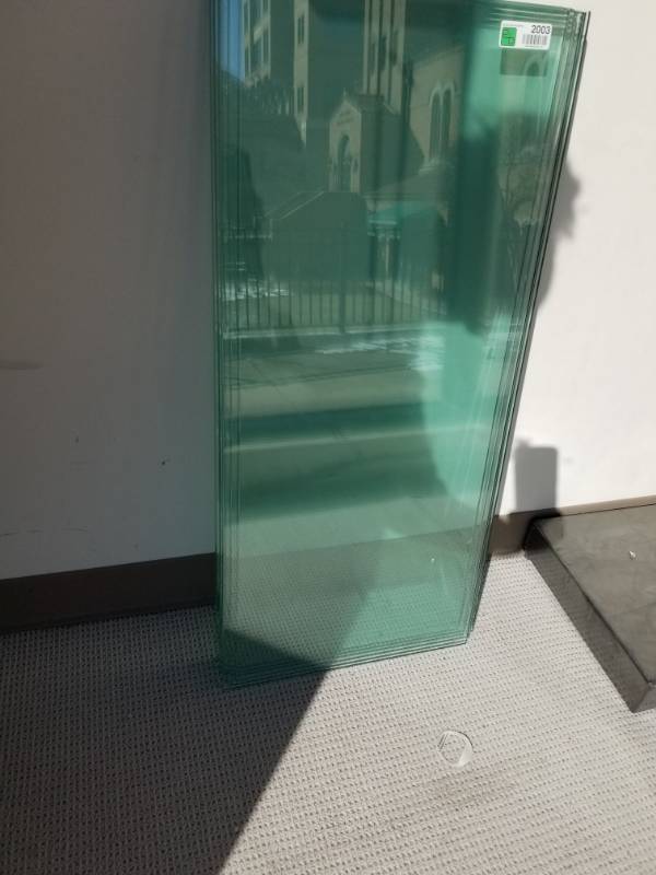 lot 2003 image: 6 Panels of Glass