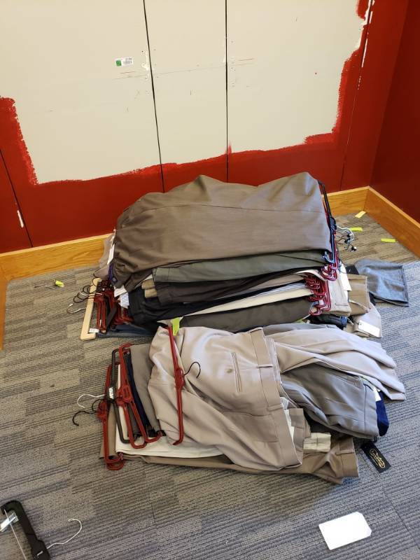lot 2104 image: Various New Clothes
