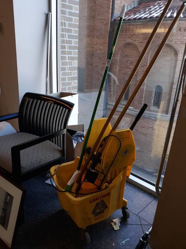 lot 3027 image: Mop Bucket and More